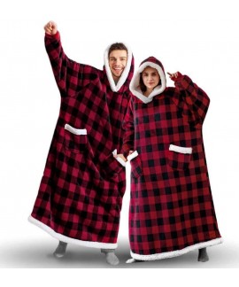 Christmas Flannel Pajamas His and Hers TV Blanket ...