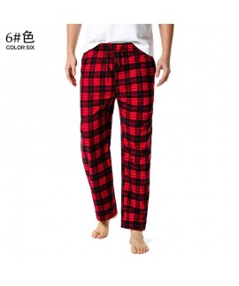 Christmas Men's Super Soft Flannel Cotton Plaid Pa...