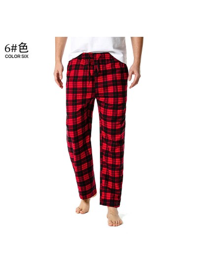 Christmas Men's Super Soft Flannel Cotton Plaid Pajama Pants