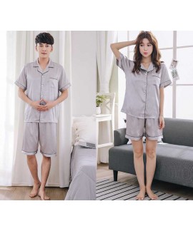 Summer family of four mother-daughter father-son ice silk clothes home service