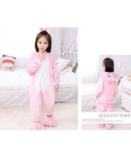 Cartoon animal one-piece pajamas dinosaur unicorn parent-child autumn and winter flannel home service wholesale