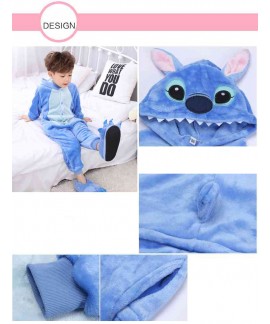 Cartoon animal one-piece pajamas dinosaur unicorn parent-child autumn and winter flannel home service wholesale