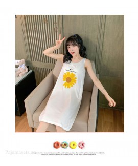 Summer vest sweet Monter And Child Sleeveless Cartoon Princess night wear