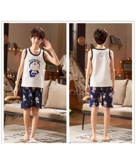 Sleeveless Cotton vests for a family of three or four home service summer