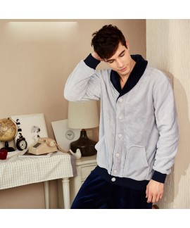 Thicker Winter Lovers Flannel Pajama Suit for Men