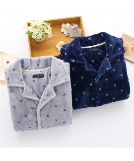 Thickened Flannel pjs cheap Men's pajamas Wholesale sleepwear