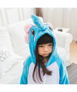 girls cartoon animal conjoined pajamas for spring comfy Onesie pj sets for children