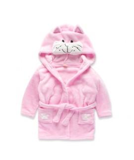 Flannel Cartoon Animal Style Baby pyjamas for Boys and Girls