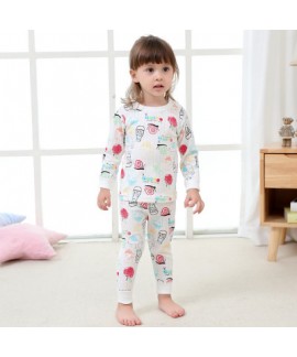 Cheap babies underwear set for spring comfy children's warm pajama sets