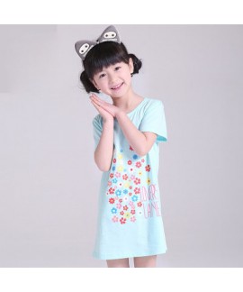 New cotton pajama set for girls comfy sleepwear can wear outside