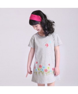 New cotton pajama set for girls comfy sleepwear can wear outside