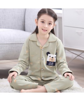 long sleeves cotton Girls Pyjamas,spring and autumn cartoon pajama sets