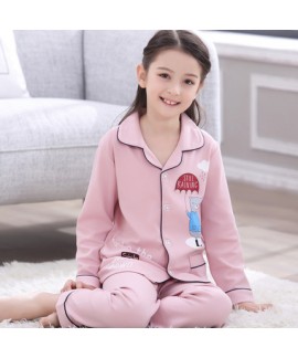 long sleeves cotton Girls Pyjamas,spring and autumn cartoon pajama sets