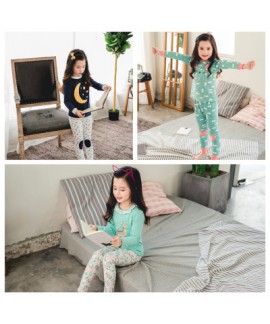 lovely girls lounge pyjamas set for spring cute comfy set of pajamas for children