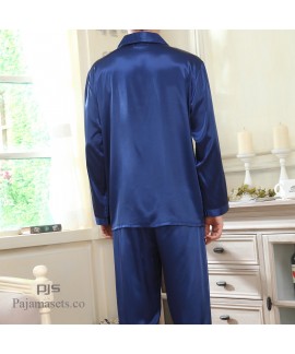 Men's comfy sleepwear Plus Size pyjamas cheap Embroidery Male's set pjs 