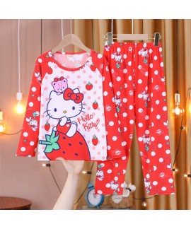 Hello Kitty Christmas Pajamas Long-sleeved Suit Sp...