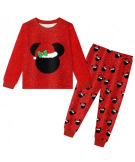 Christmas Pajamas Disney Kids Red Fall Winter Christmas Costumes