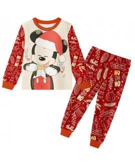 Christmas Pajamas Disney Kids Red Fall Winter Christmas Costumes