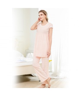 Fashion soft texture pyjamas short sets for women comfy pajamas female