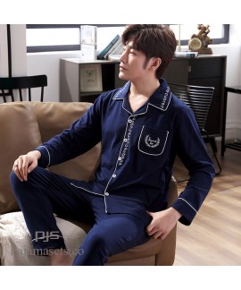 Leisure cardigan thickened Pure Cotton pajama sets...