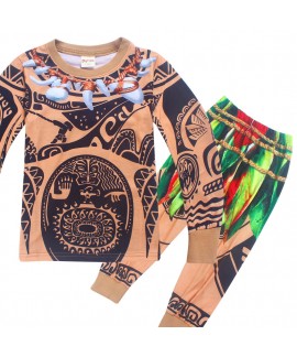 Cool Tribal print boys lounge pajamas set comfy sl...