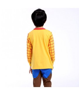 Special print boys long sleeved Cotton pyjama comfy cotton pj sets for children