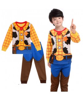 Special print boys long sleeved Cotton pyjama comfy cotton pj sets for children