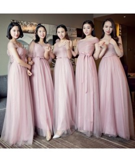 Wedding dress thin long binding bandage sisters wear, bridesmaid skirt