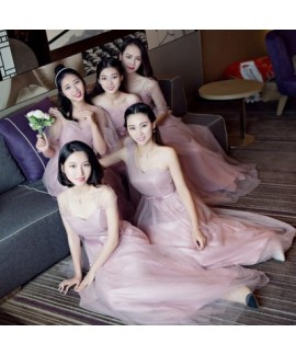 Wedding dress thin long binding bandage sisters wear, bridesmaid skirt