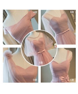 Wedding dress thin long binding bandage sisters wear, bridesmaid skirt