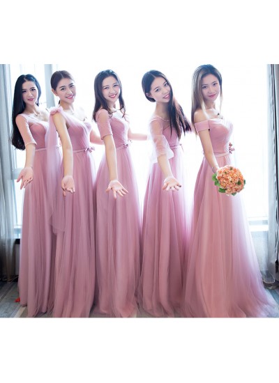 Wedding dress thin long binding bandage sisters wear, bridesmaid skirt