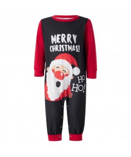 New snowman letters parent-child family christmas pjs matching sets Wholesale and Retail