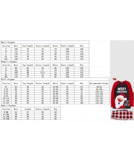 New snowman letters parent-child family christmas pjs matching sets Wholesale and Retail