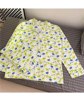 Roller rabbit ins thin couple pajamas spring autumn long-sleeved cartoon PJ Wholesale and Retail