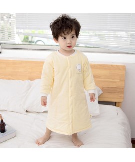 Baby Kid Clothes Cloud Print Sleepwear Thicken Autumn Winter Pajamas Wholesale and Retail