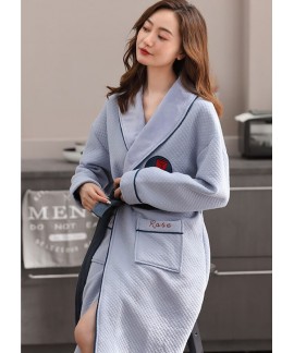 Air cotton pajamas rose print autumn winter thickness home service Wholesale and Retail