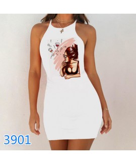 Sexy Summer Sleepwear Print Night Dress 2020 New W...