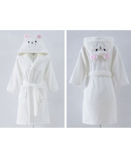 Pure cotton children's bathrobes autumn and winter...