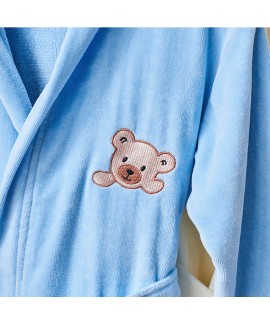 Cotton hooded bathrobe Towel cartoon bear print kids cartoon thick spring autumn pajamas Wholesale and Retail