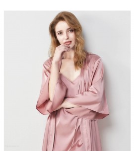 French Sexy Dressing Gown Suspenders Pajamas Robe ...