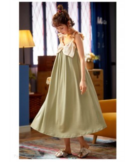 Sling Nightdress Summer Thin Cotton Pajamas Female...