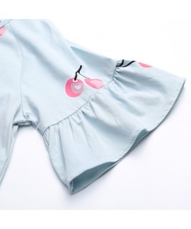 Comfortable women cotton pajamas for spring soft printed lounge pajamas female