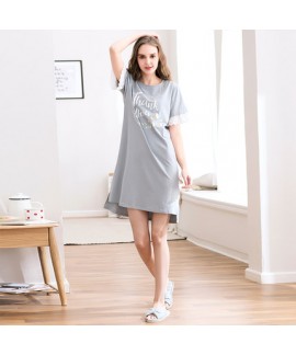 Comfortable women cotton pajamas for spring soft printed lounge pajamas female