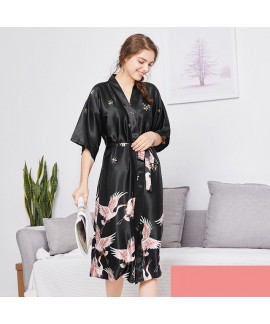 Simulated silk wedding pyjamas for women luxury female bridesmaid pj sets