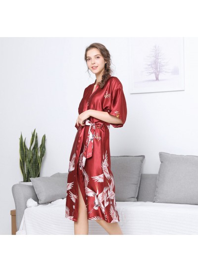 Simulated silk wedding pyjamas for women luxury female bridesmaid pj sets