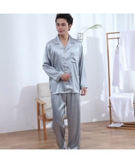 long sleeve women satin silk pajama set silky pjs for ladies