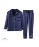 Children's Ice Silk sleepwear sets for spring luxu...