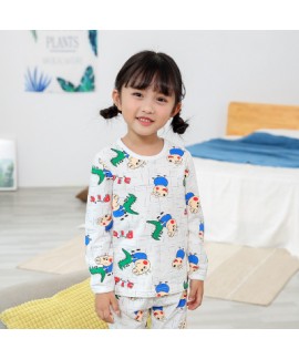 Children Comfy cotton pajama sets for spring cheap Simple atmosphere lounge pajamas sets