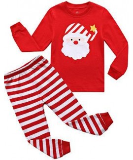 Santa Claus gift long sleeve suit for children