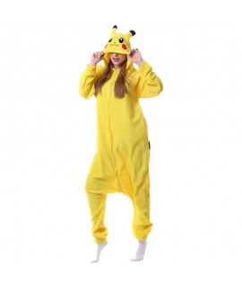 Polar fleece picachu animal cartoon one piece paja...